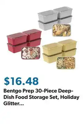 Sam's Club Bentgo Prep 30-Piece Deep-Dish Food Storage Set, Holiday Glitter Collection offer