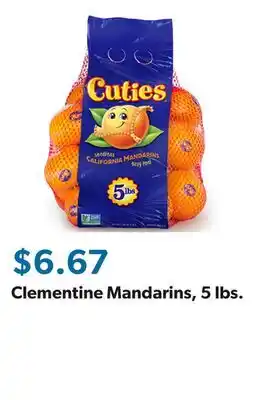 Sam's Club Clementine Mandarins, 5 lbs offer