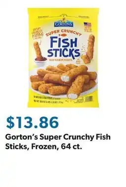 Sam's Club Gorton's Super Crunchy Fish Sticks, Frozen, 64 ct offer