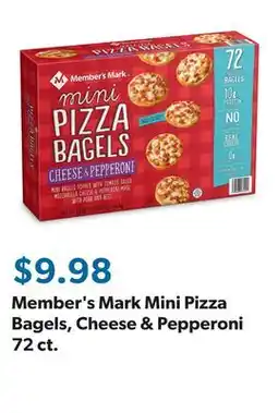 Sam's Club Member's Mark Mini Pizza Bagels, Cheese & Pepperoni 72 ct offer