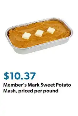 Sam's Club Member's Mark Sweet Potato Mash, priced per pound offer