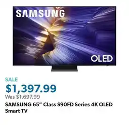 Sam's Club SAMSUNG 65 Class S90FD Series 4K OLED Smart TV offer