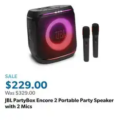 Sam's Club JBL PartyBox Encore 2 Portable Party Speaker with 2 Mics offer