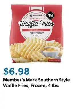 Sam's Club Member's Mark Southern Style Waffle Fries, Frozen, 4 lbs offer
