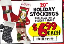 Ollie's 20 HOLIDAY STOCKINGS offer