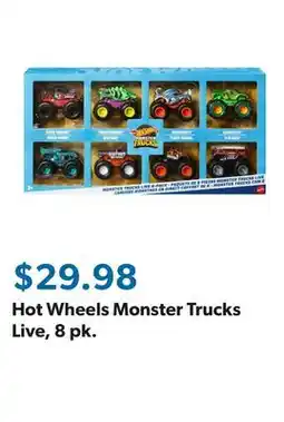 Sam's Club Hot Wheels Monster Trucks Live, 8 pk offer
