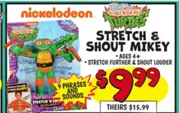 Ollie's STRETCH & SHOUT MIKEY offer