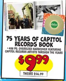 Ollie's 75 YEARS OF CAPITOL RECORDS BOOK offer