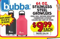 Ollie's 64 OZ. STAINLESS STEEL GROWLERS offer