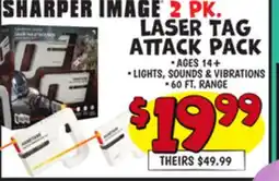 Ollie's 2 PK. LASER TAG ATTACK PACK offer