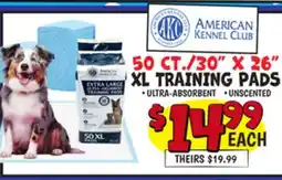 Ollie's 50 CT./30 X 26 XL TRAINING PADS offer