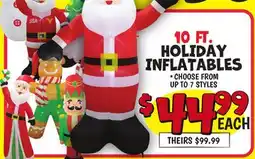 Ollie's 10 FT. HOLIDAY INFLATABLES offer