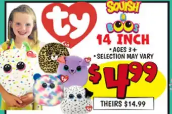 Ollie's SQUISH A BOOS 14 INCH offer