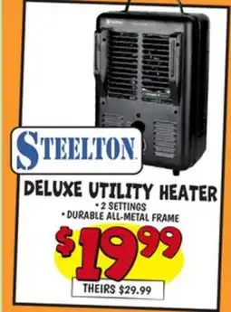 Ollie's STEELTON DELUXE UTILITY HEATER offer