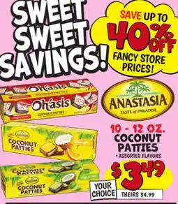 Ollie's 10-12 OZ. COCONUT PATTIES offer