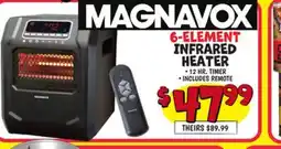 Ollie's MAGNAVOX 6-ELEMENT INFRARED HEATER offer