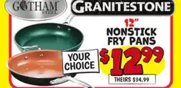Ollie's GOTHAM STEEL GRANITESTONE 12 NONSTICK FRY PANS offer