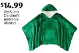 Aldi Lily & Dan Children's Wearable Blanket offer