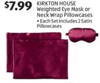 Kirkton house weighted eye mask or neck wrap pillowcases