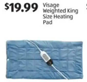 Visage weighted king size heating pad