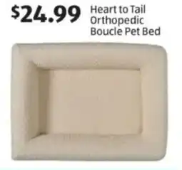 Aldi Heart to Tail Orthopedic Boucle Pet Bed offer