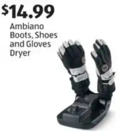 Aldi Ambiano Boots, Shoes and Gloves Dryer offer