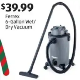 Aldi Ferrex 6-Gallon Wet/ Dry Vacuum offer