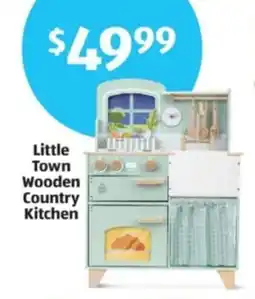 Aldi Little Town Wooden Country Kitchen offer