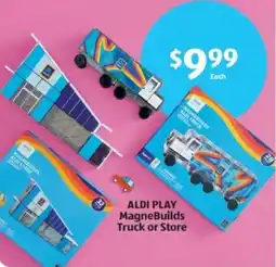 Aldi Aldi play magnebuilds truck or store offer
