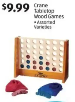 Aldi Crane Tabletop Wood Games offer