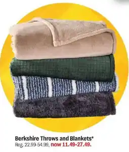 Meijer Berkshire Throws and Blankets offer
