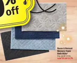 Meijer Room & Retreat Memory Foam Bath Mats offer