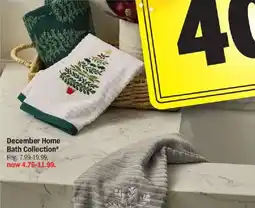 Meijer December Home Bath Collection offer