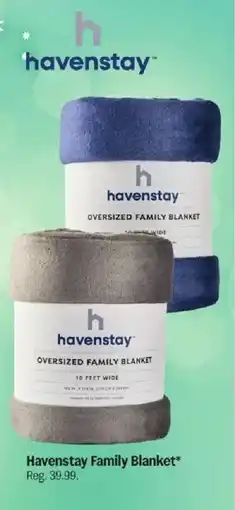 Meijer Havenstay Family Blanket offer