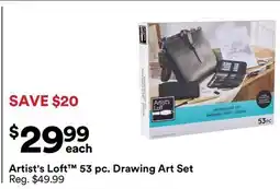 Michaels Artist's Loft 53 pc. Drawing Art Set offer