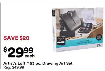 Michaels Artist's Loft 53 pc. Drawing Art Set offer