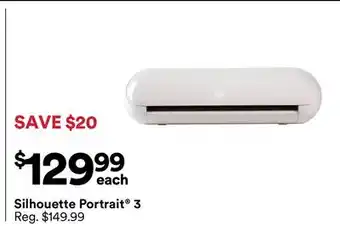 Michaels Silhouette Portrait 3 offer