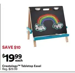 Michaels Creatology Tabletop easel offer