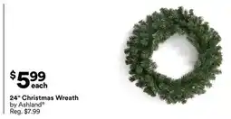 Michaels 24 Christmas Wreath by Ashland offer