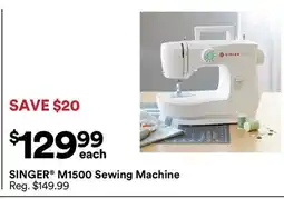 Michaels SINGer M1500 Sewing machine offer