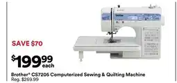 Michaels Brother Computerized Sewing & Quilting machine offer