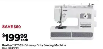 Michaels Brother ST531HD Heavy Duty Sewing machine offer