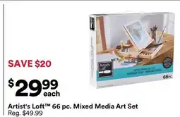 Michaels Artist's Loft 66 pc. mixed media Art Set offer