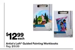 Michaels Artist's Loft Guided Painting Workbooks offer