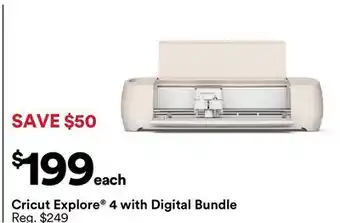 Michaels Cricut explore 4 with Digital Bundle offer