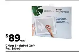 Michaels Cricut BrightPad Go offer