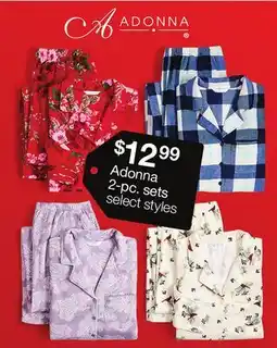 JC Penney Adonna 2-pc. sets offer