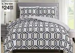 JC Penney Richmond Park & Hudson & Main 3-pc comforter sets offer