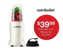 JC Penney Nutribullet 4-Pc. Blender Set offer