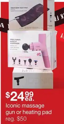 JC Penney Iconic massage gun or heating pad offer